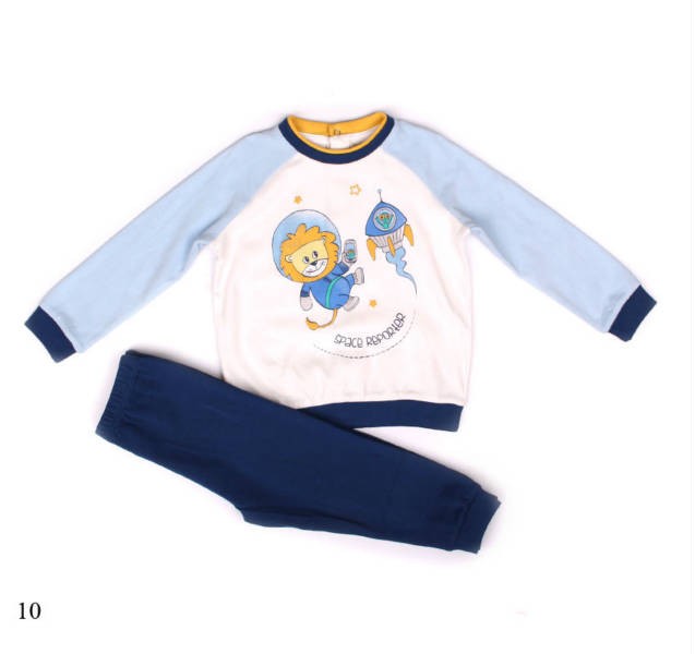 ست بلوز شلوار پسرانه 16358 BW kids