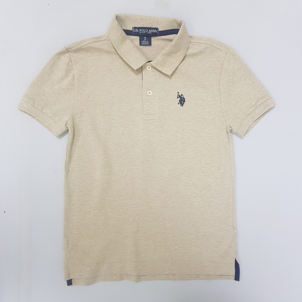 تی شرت یقه دار پسرانه 31060 سایز 4 تا 18 سال مارک US POLO ASSN
