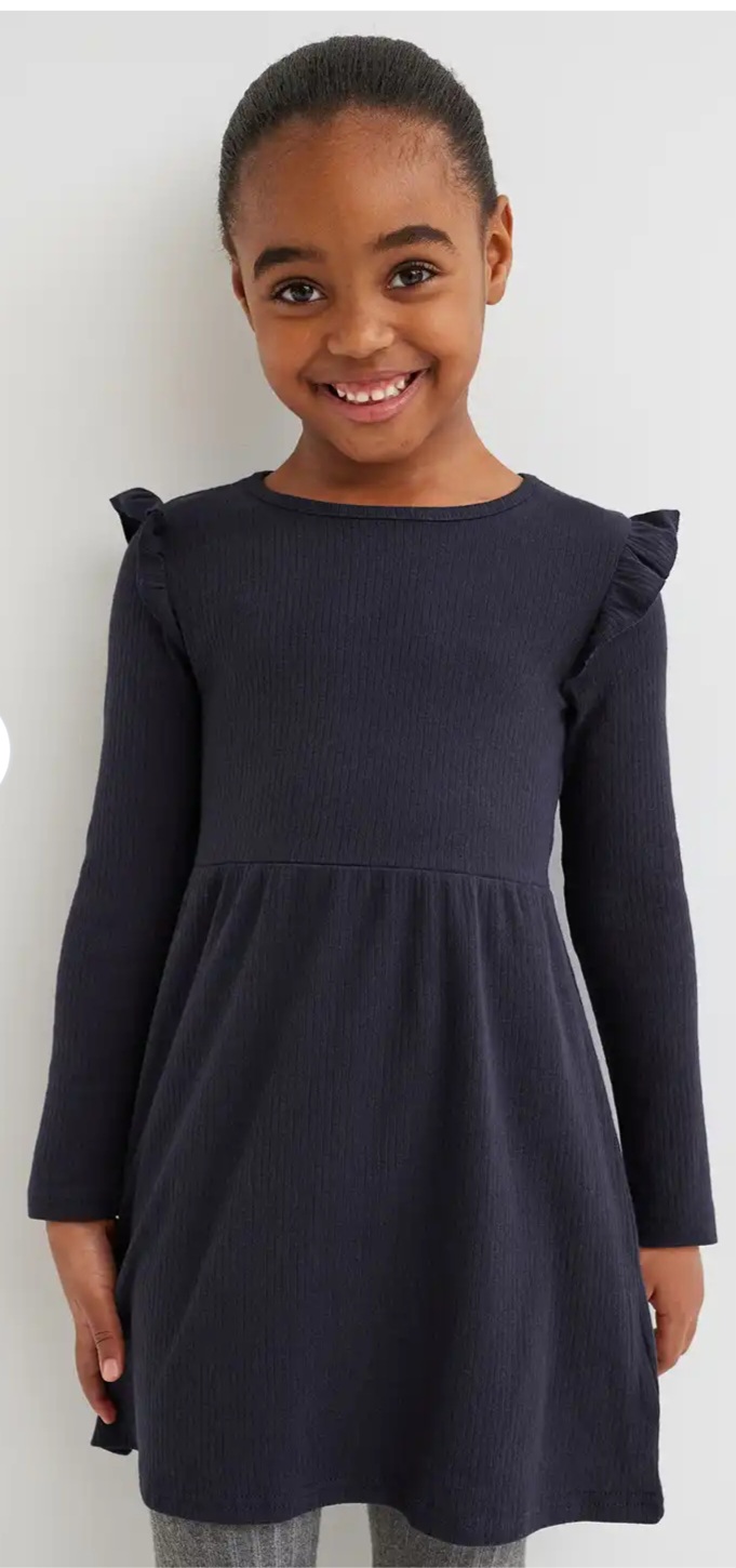 سارافون دخترانه 31006 سایز 1.5 تا 10 سال مارک H&M