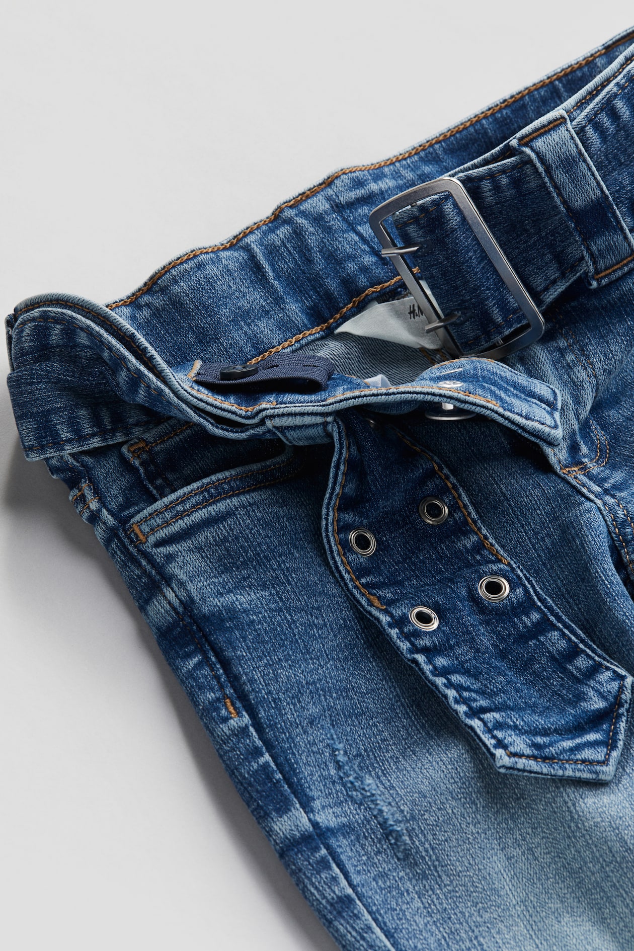 شلوار جینز دخترانه 31114 سایز 9 تا 15 سال مارکh&m