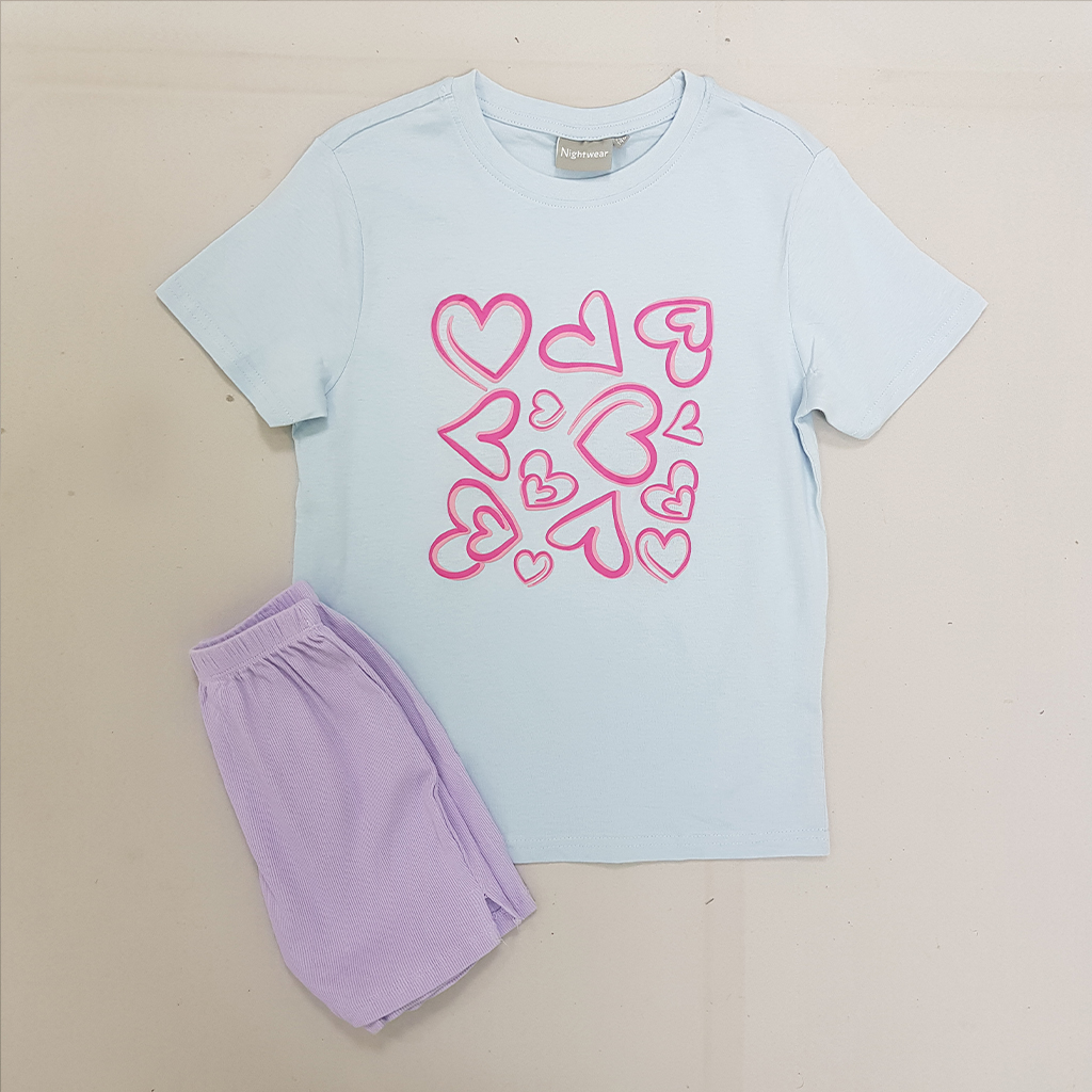 ست دخترانه 31102 سایز 9 تا 14 سال مارک Night Wear