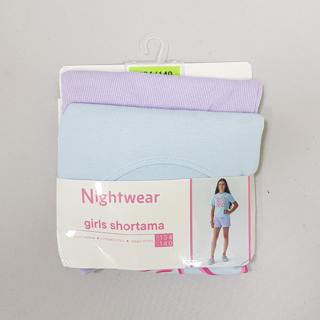 ست دخترانه 31102 سایز 9 تا 14 سال مارک Night Wear