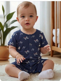 رامپر پسرانه 31274 سایز بدوتولد تا 18 ماه مارک Juniors