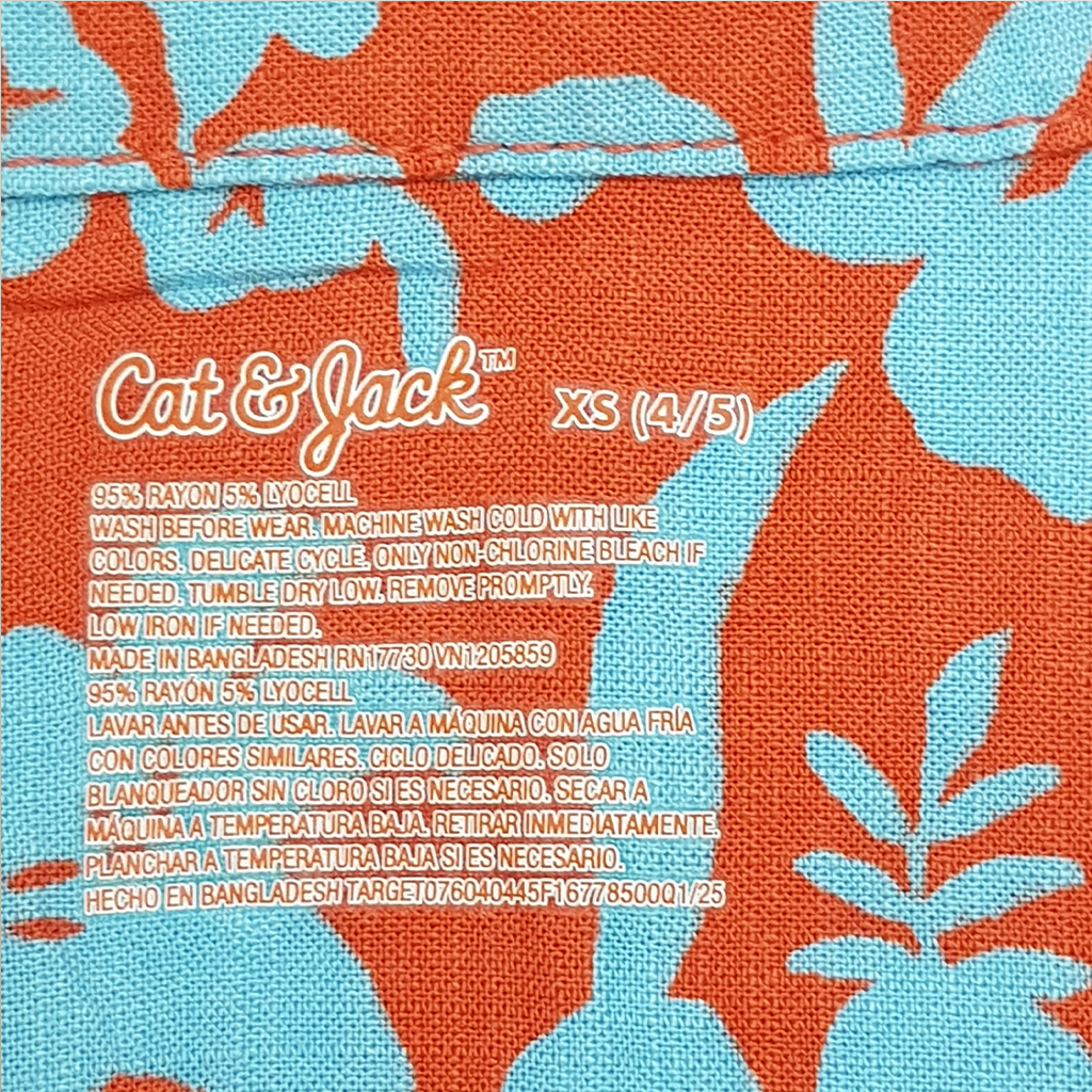 پیراهن 31322 سایز 4 تا 14 سال کد 1 مارک Cat&Jack