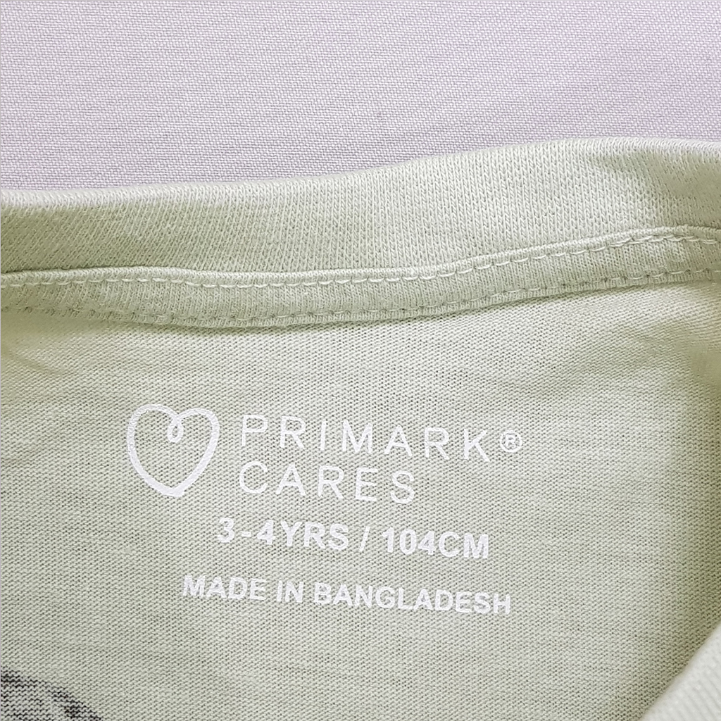 تی شرت پسرانه 31296 سایز 1.5 تا 8 سال کد 2 مارک PRIMARK