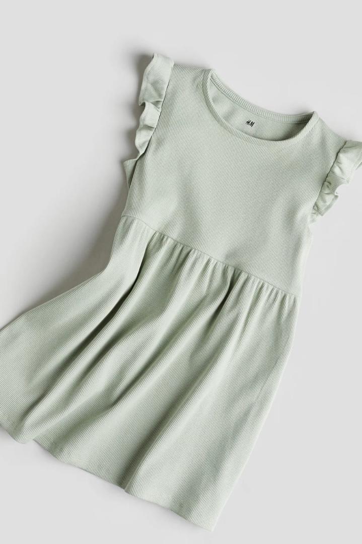 سارافون دخترانه 31288 سایز 1.5 تا 10 سال کد 9 مارک H&M