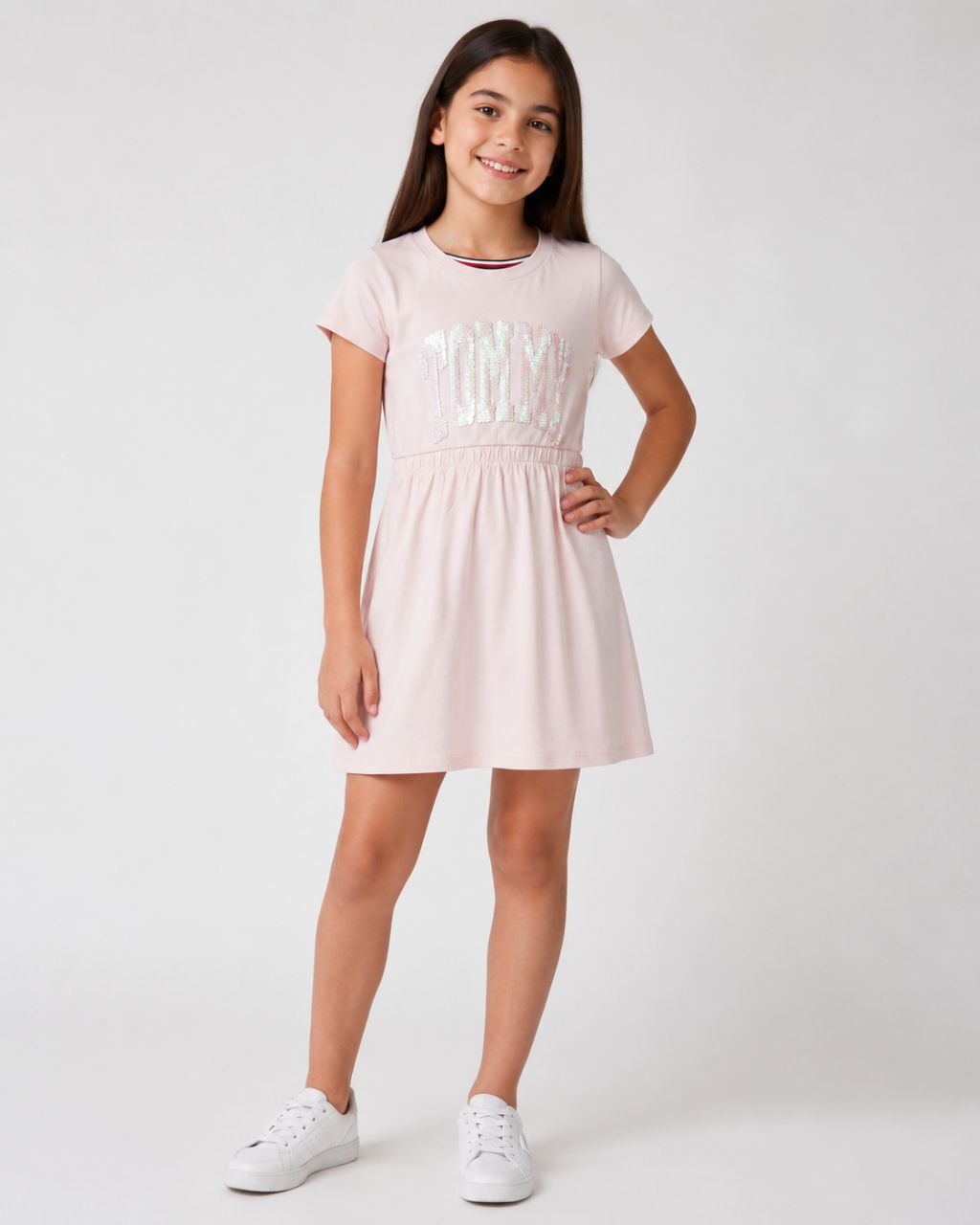 سارافون دخترانه 31403 سایز 2 تا 16 سال مارک TOMMY