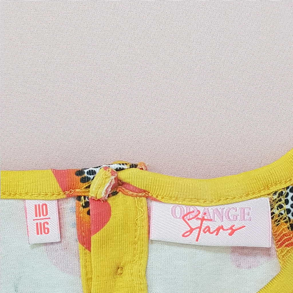 سارافون دخترانه 31288 سایز 3 تا 8 سال کد 14 مارک Orange Stars