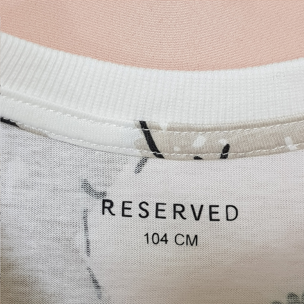 تی شرت پسرانه 31415 سایز 12 ماه تا 5 سال کد 16 مارک Reserved