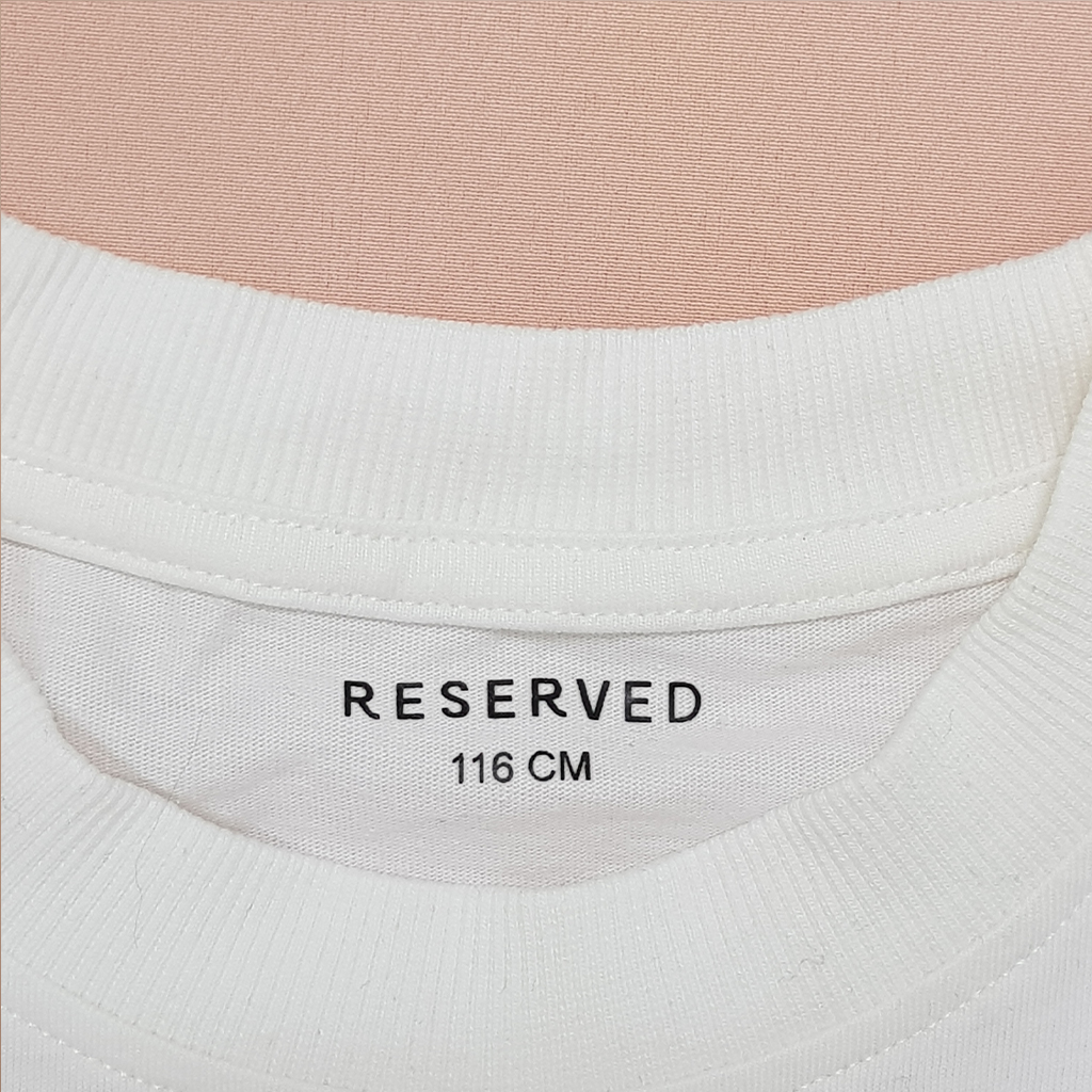 تی شرت دخترانه 31415 سایز 6 تا 14 سال کد 13 مارک Reserved