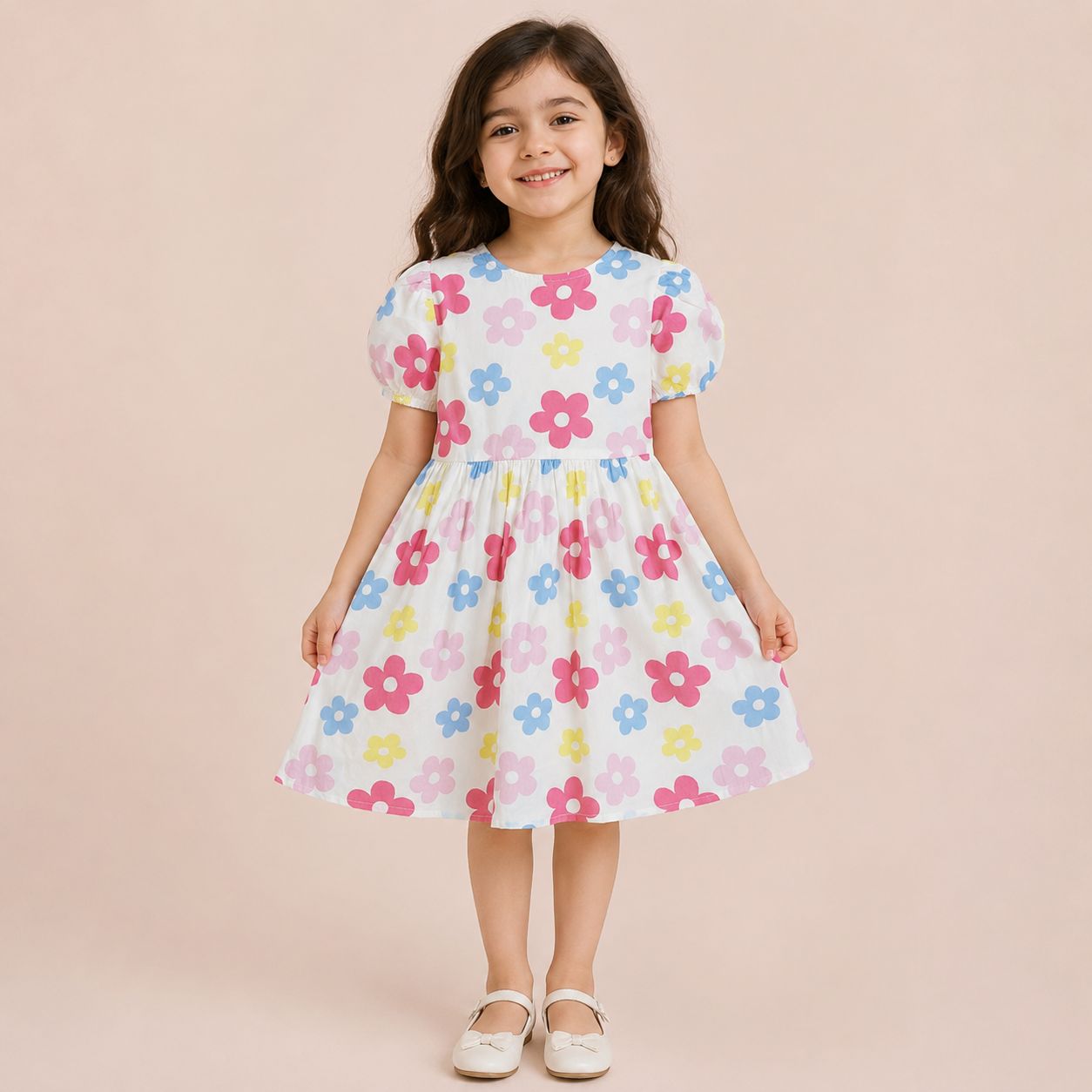 سارافون دخترانه 31452 سایز 3 تا 8 سال کد 2 مارک MAX