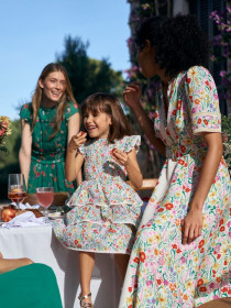 سارافون دخترانه 31503 سایز 4 تا 12 سال کد 3 مارک Mini Boden