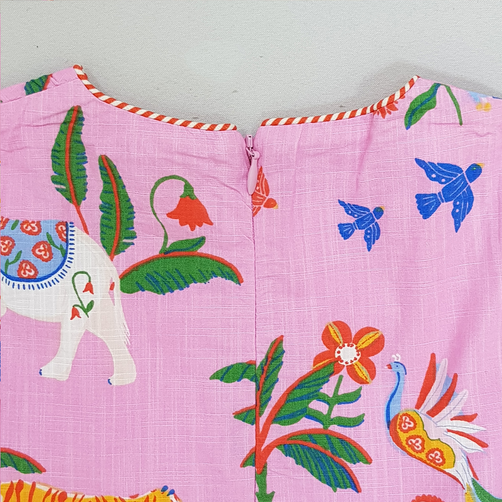 سارافون دخترانه 31503 سایز 2 تا 12 سال کد 4 مارک Mini Boden
