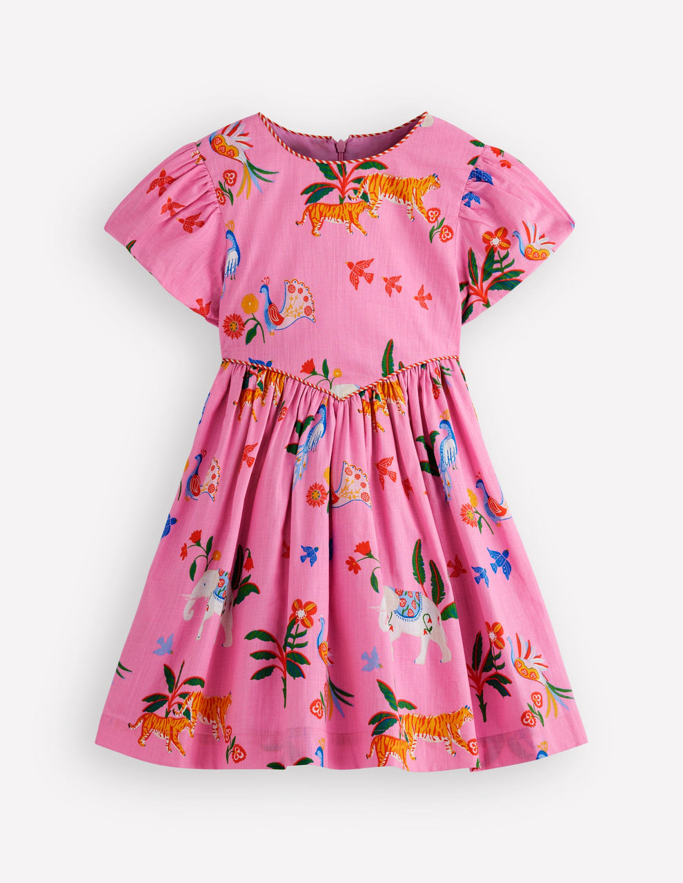 سارافون دخترانه 31503 سایز 2 تا 12 سال کد 4 مارک Mini Boden