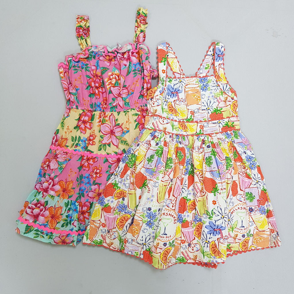 سارافون دخترانه 31503 سایز 5 تا 10 سال کد 10 مارک Mini Boden