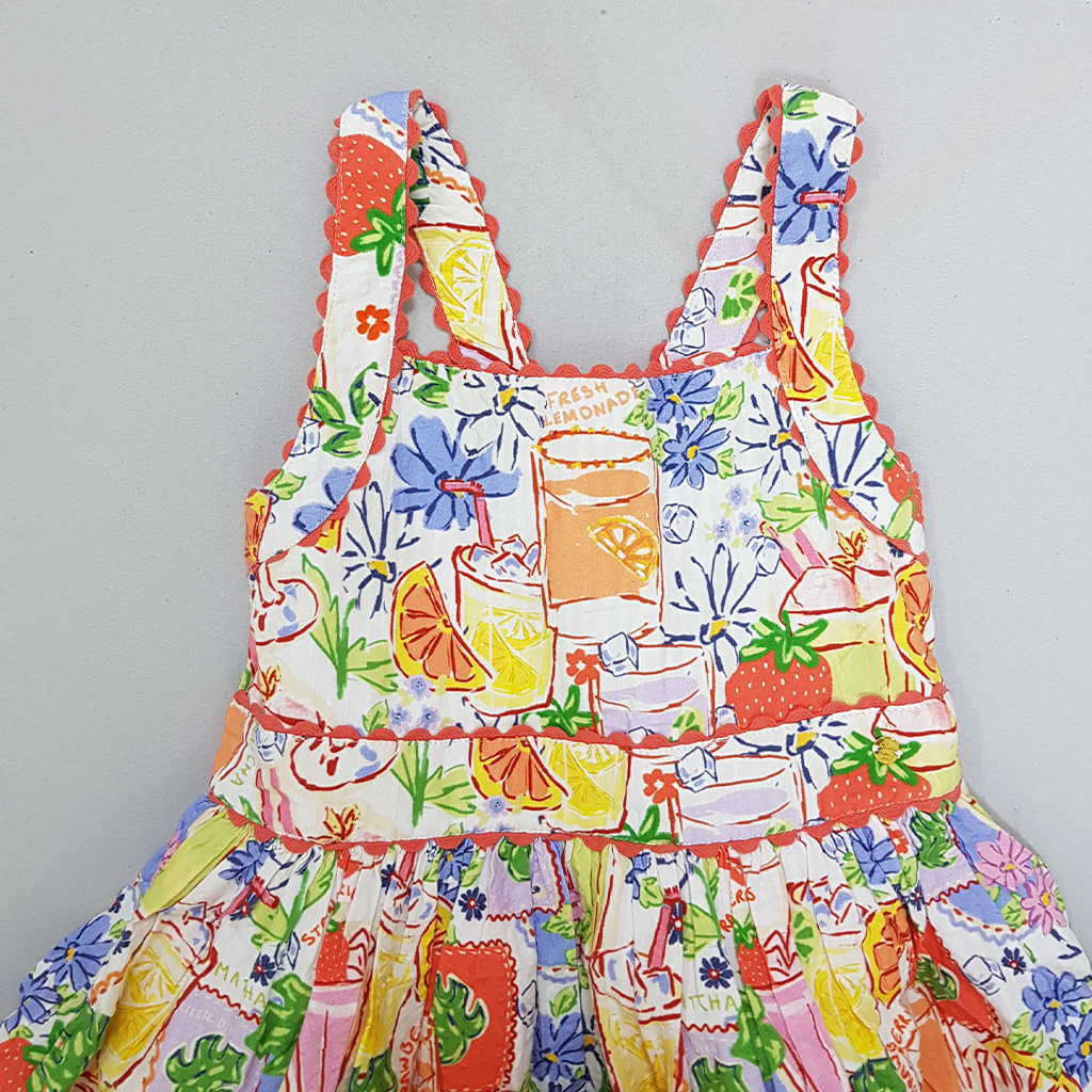سارافون دخترانه 31503 سایز 5 تا 10 سال کد 10 مارک Mini Boden