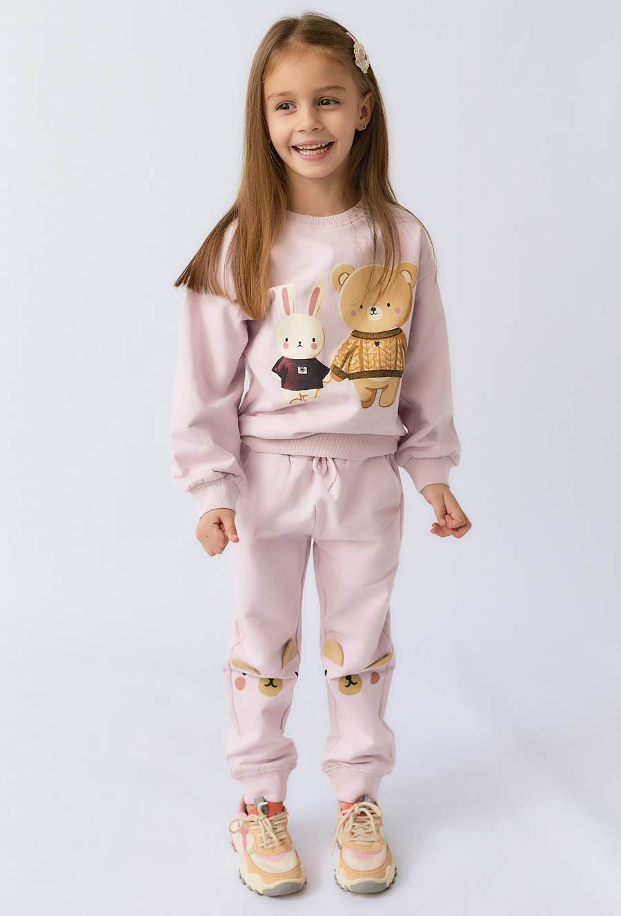 پلیور دخترانه 31745 سایز 2 تا 8 سال مارک 5.10.15 KIDS