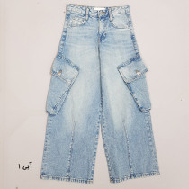 شلوار جینز دخترانه 31810 سایز 6 تا 16 سال مارک ZARA   *