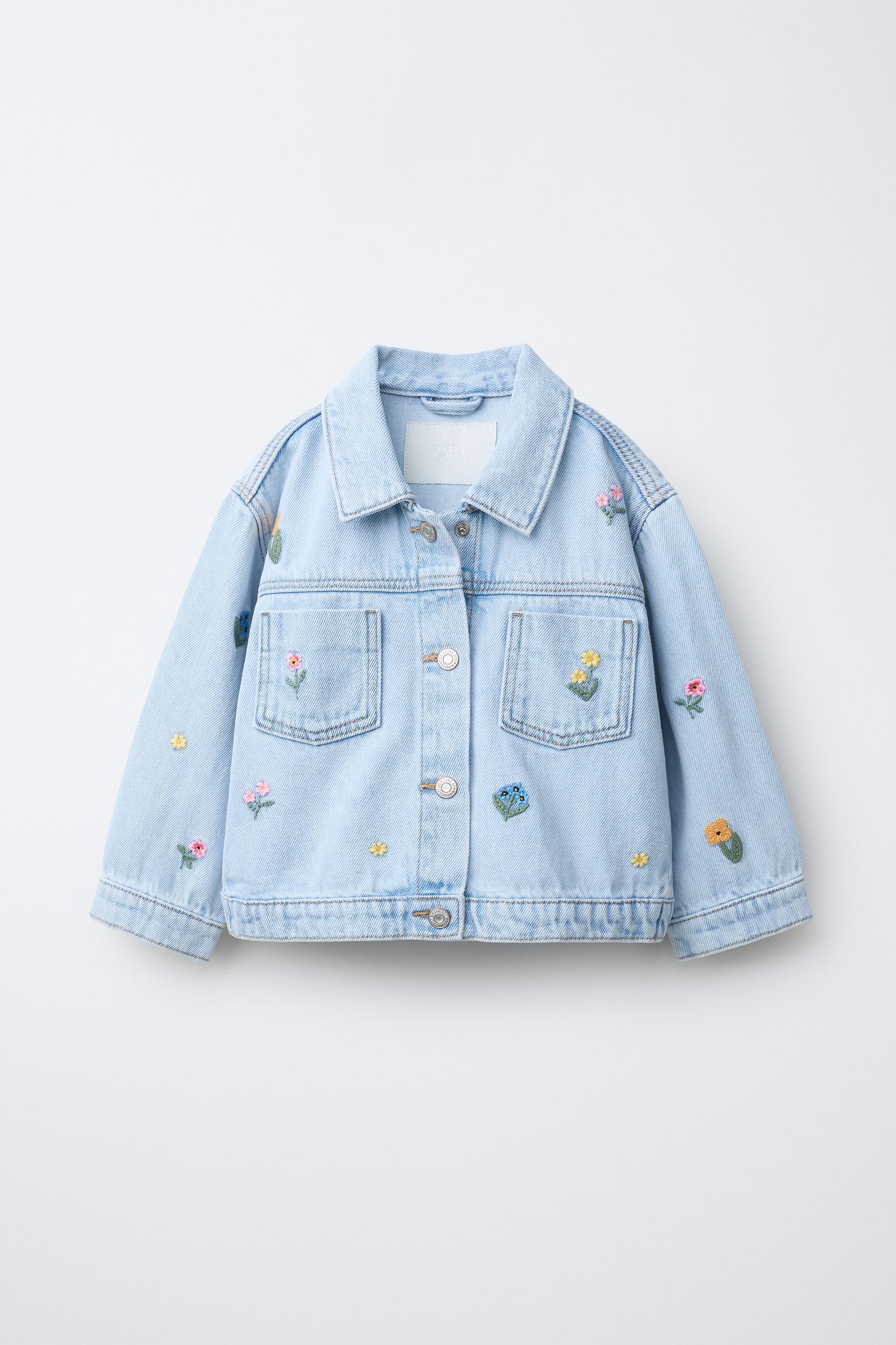 کت جینز دخترانه 32047 سایز 1 تا 6 سال مارک ZARA