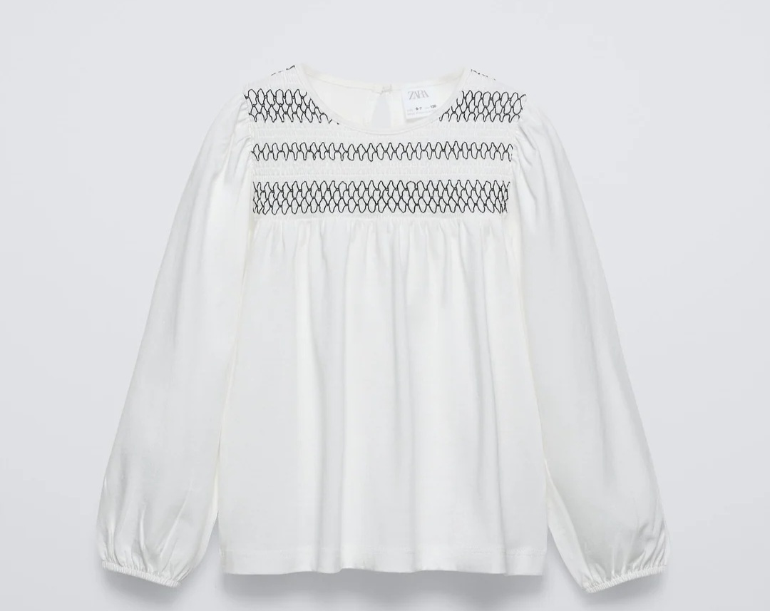 سارافون دخترانه 32197 سایز 6 تا 14 سال مارک ZARA