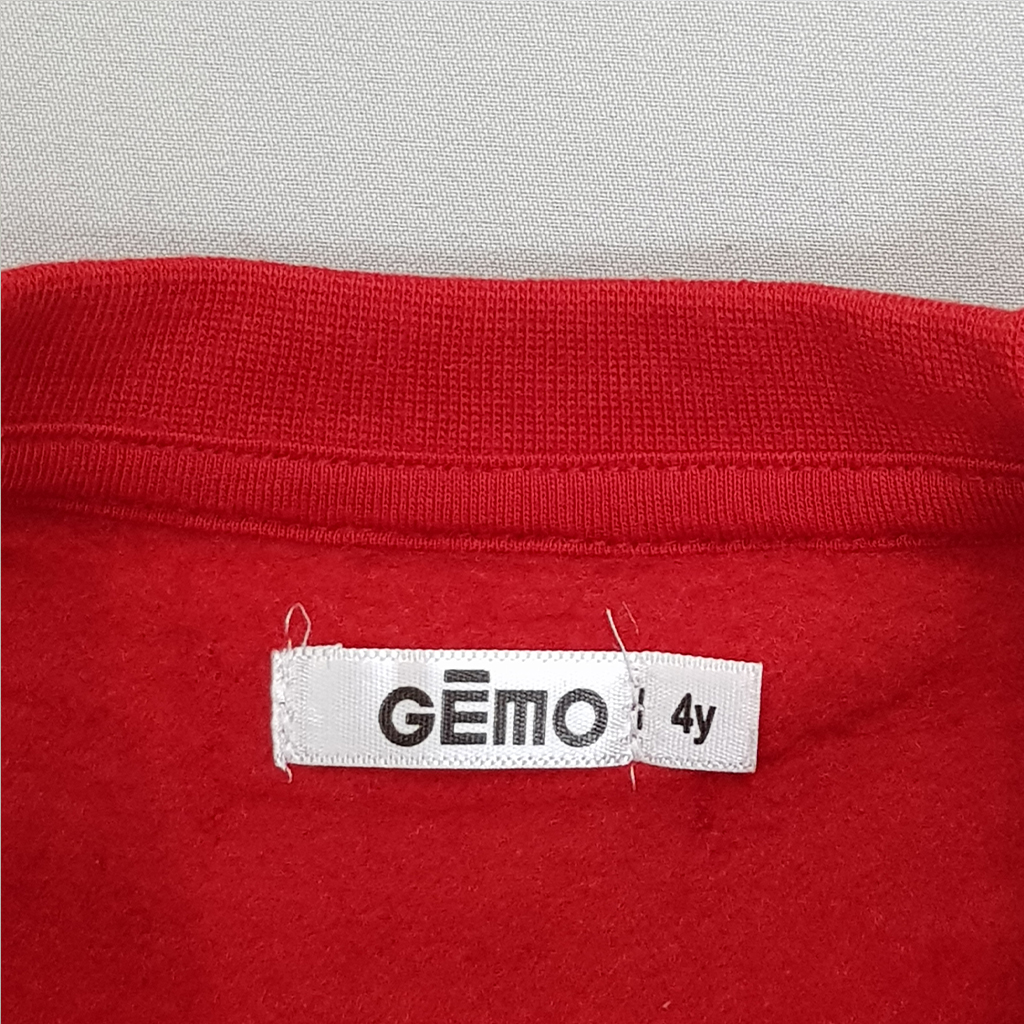 پلیور توپنبه ای دخترانه 32302 سایز 4 تا 12 سال مارک GEMO