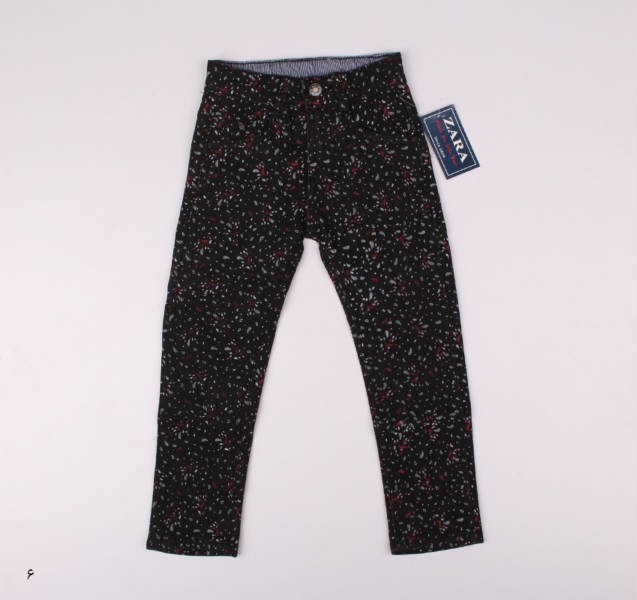 شلوار کتان طرح جینز دخترانه 16118 سایز 2 تا 8 سال مارک ZARA