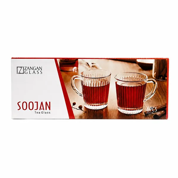 فنجان دسته دار چایی خوری سوجان 6عددی کد802362