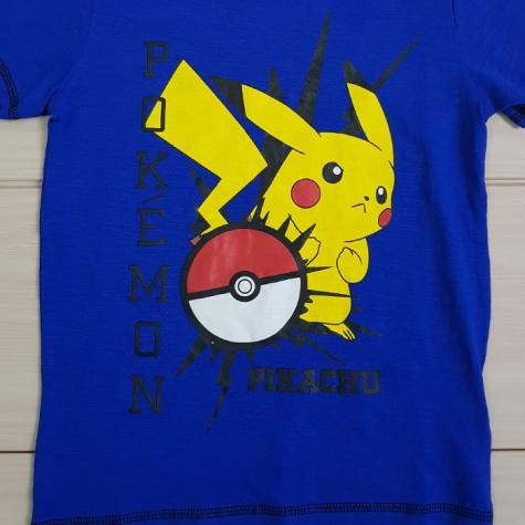 تی شرت پسرانه 20243 سایز 4 تا 11 سال مارک POKEMON