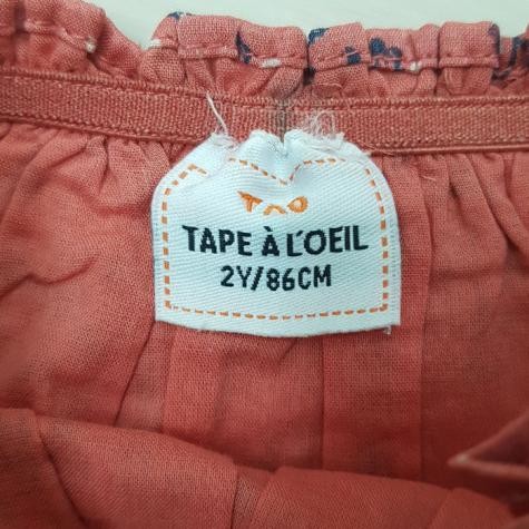 بلوز دخترانه 100992 سایز 2 تا 10 سال مارک Tape Loeil