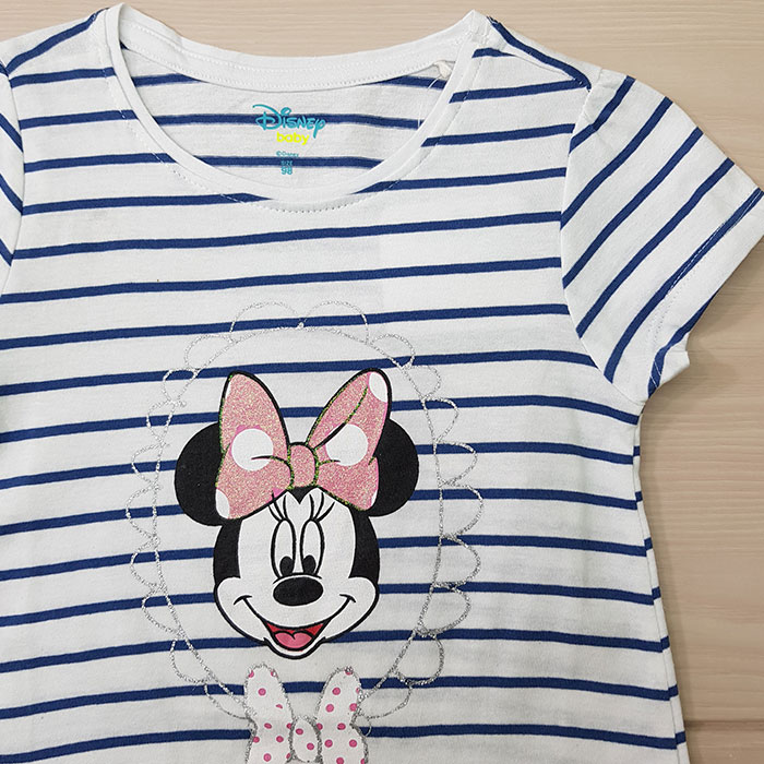 تی شرت دخترانه 20522 سایز 3 ماه تا 3 سال مارک DISNEY