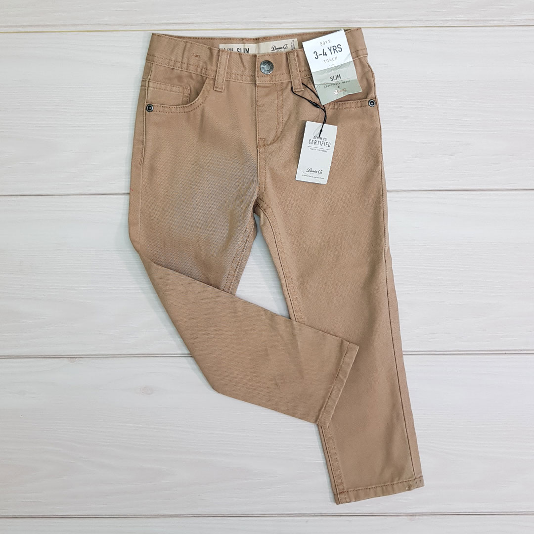 شلوار کتان دخترانه 20618 سایز 1.5 تا 7 سال کد 3 مارک DENIM