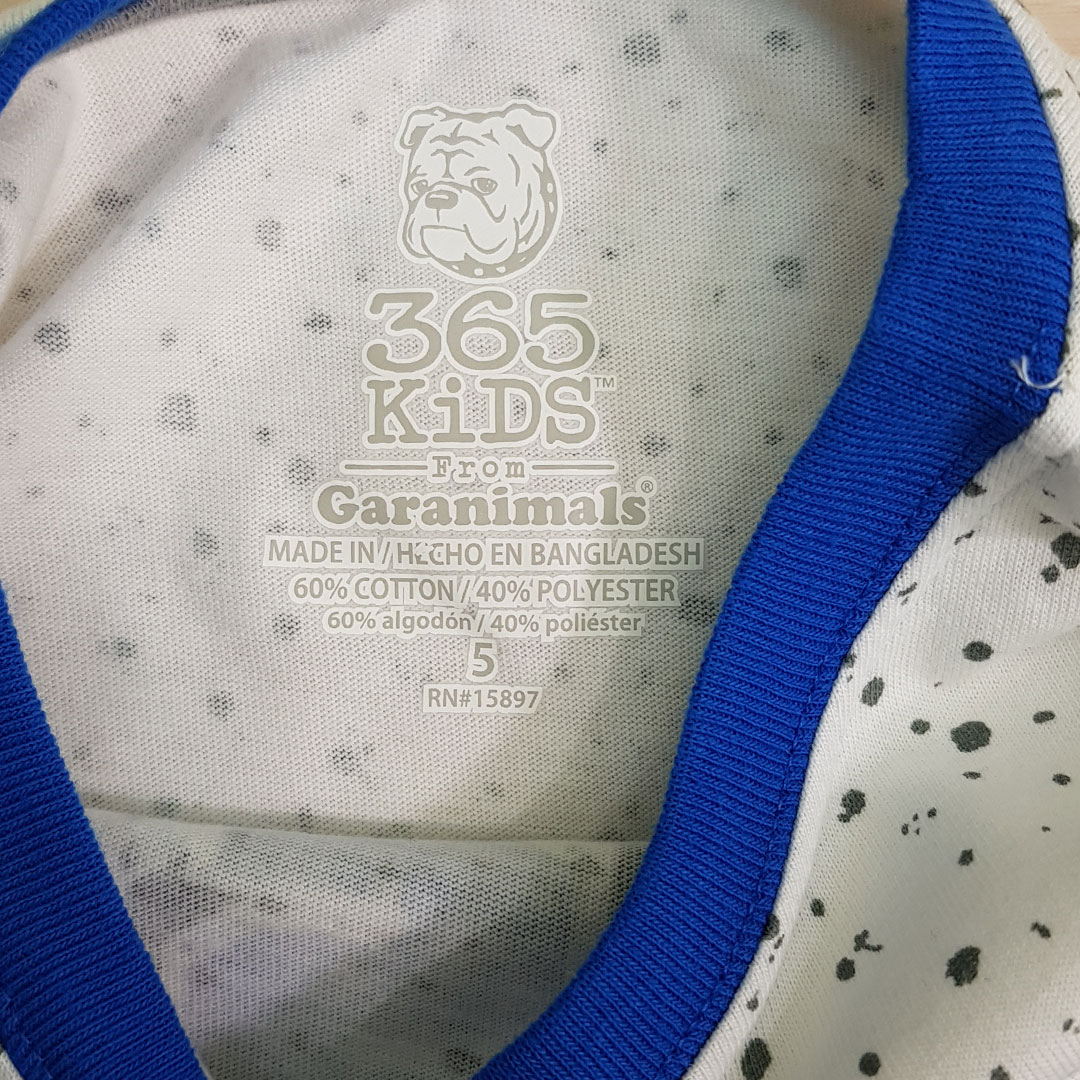 تی شرت پسرانه 20676 سایز 5 تا 8 سال مارک GARANIMALS