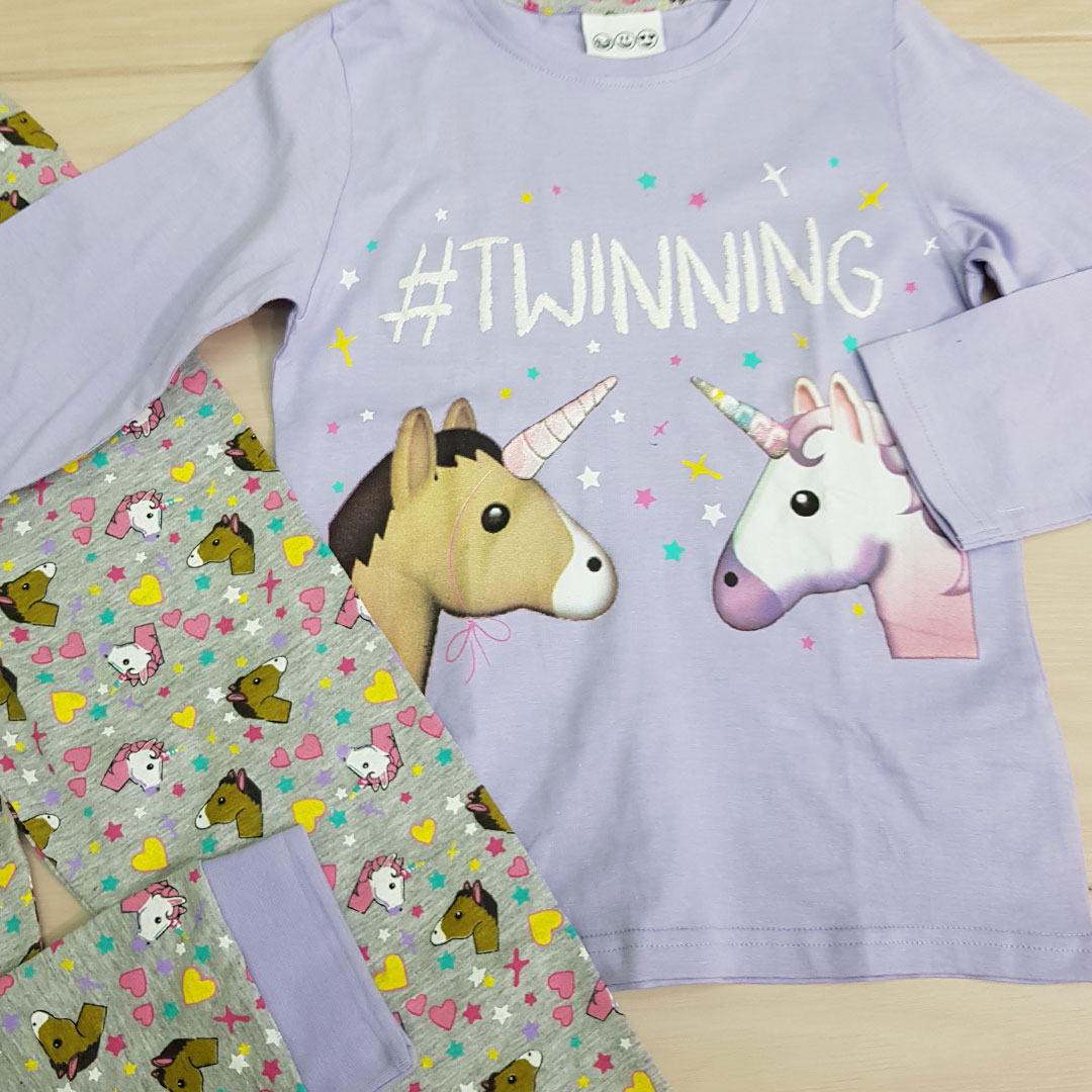 ست دخترانه 20872 سایز 5 تا 13 سال مارک PRIMARK
