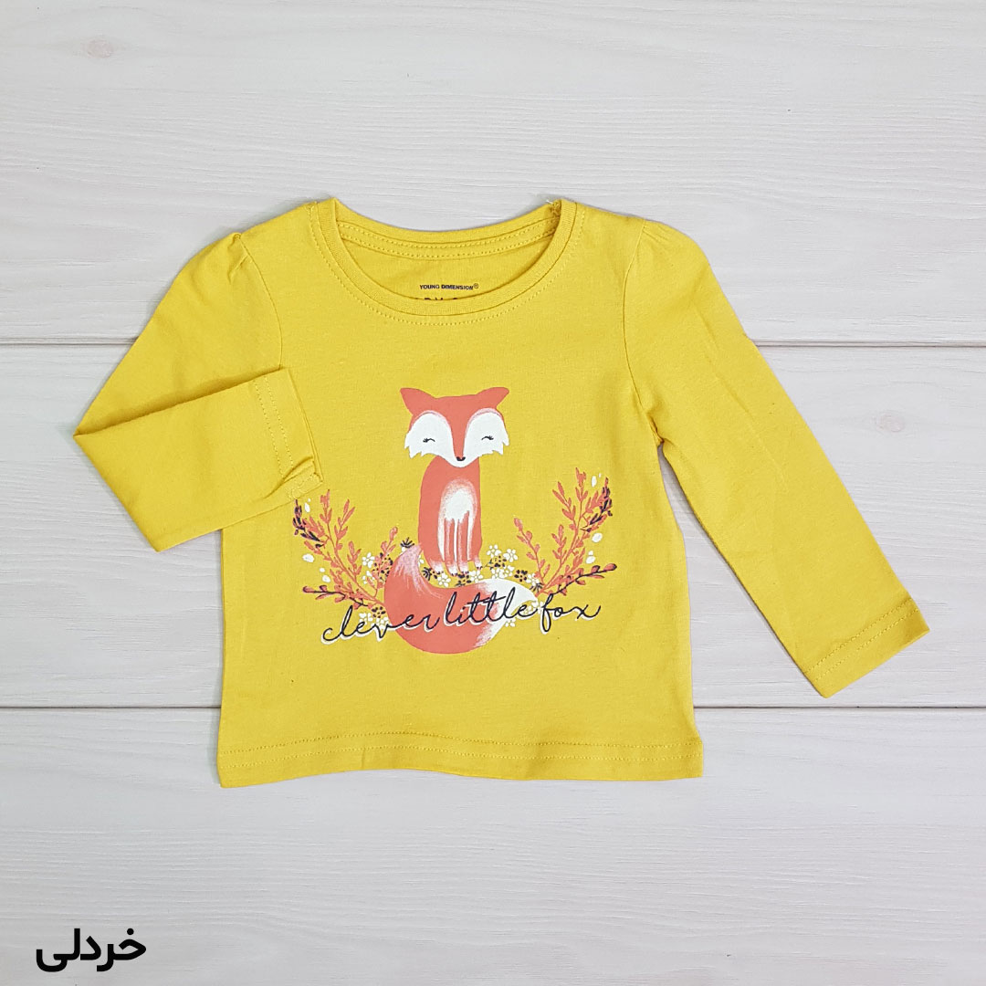 بلوز دخترانه 20829 سایز 6 تا 36 ماه مارک YD