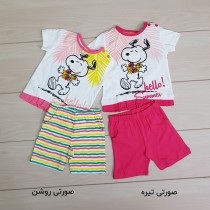 ست دخترانه 20991 سایز 12 تا 24 ماه کد 5 مارک PEANUTS