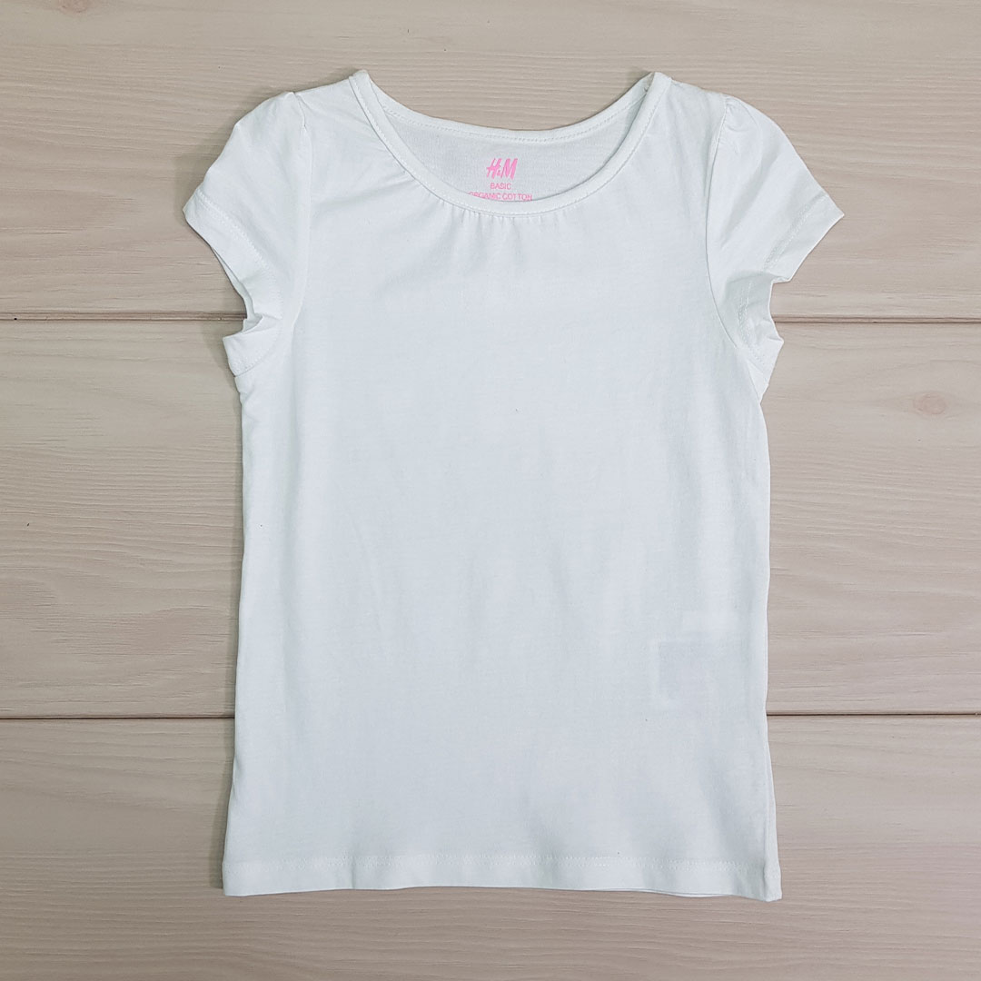 تی شرت دخترانه 21051 سایز 2 تا 10 سال مارک H&M