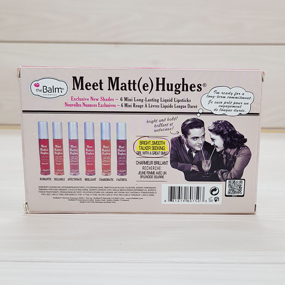 the balm رژ لب مایع 24 ساعته 6 عددی مارک 700676