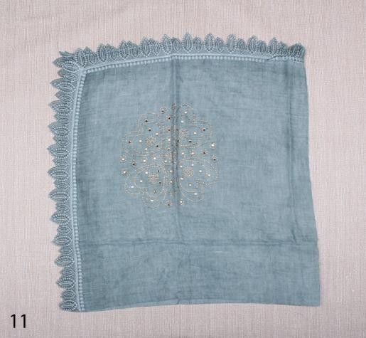 روسری نگین دار ترمه 10978