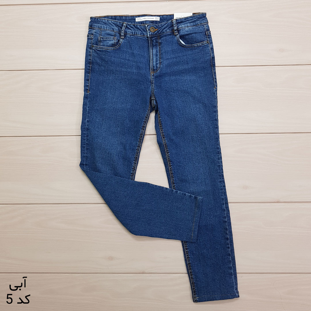 شلوار جینز زنانه 13973 سایز 24 تا 36 کد مارک ZARA
