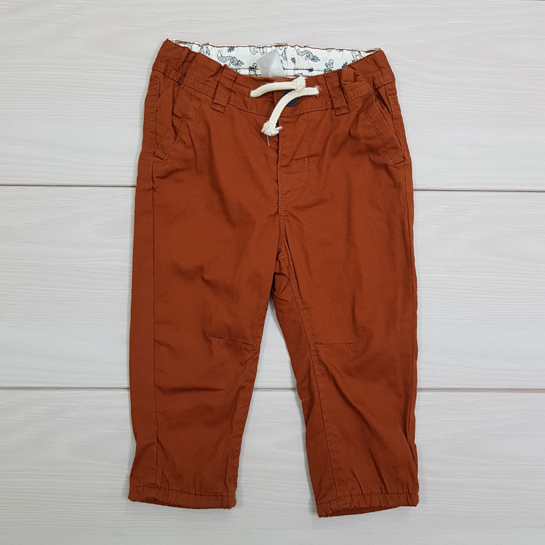شلوار کتان لاینردار 21623 سایز 9 ماه تا 5 سال مارک H&M