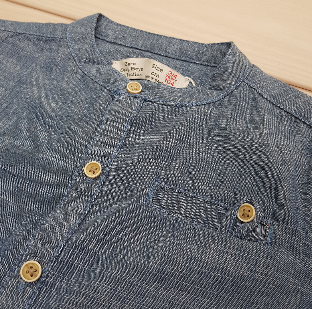 پیراهن پسرانه 22193 سایز 3 ماه تا 4 سال مارک ZARA