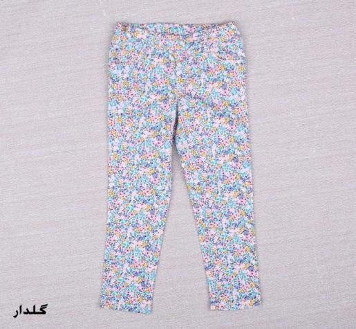 شلوار کتان دخترانه 10959 سایز 12 ماه تا 8 سال مارک Carters