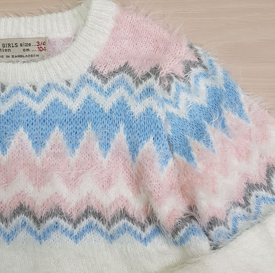 بافت دخترانه 22561 سایز 1 تا 5 سال مارک ZARA