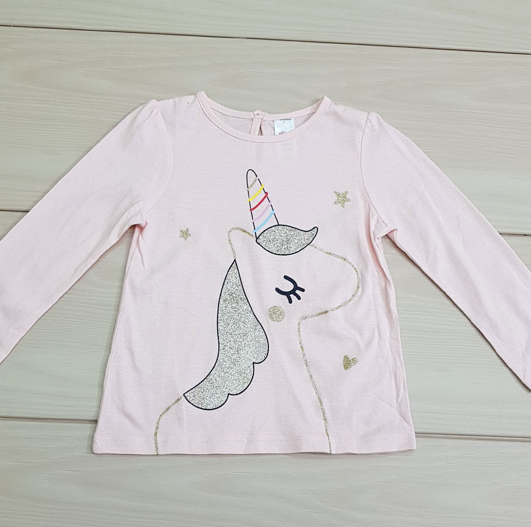 بلوز دخترانه 22528 سایز 12 ماه تا 2 سال مارک BABY CLUB