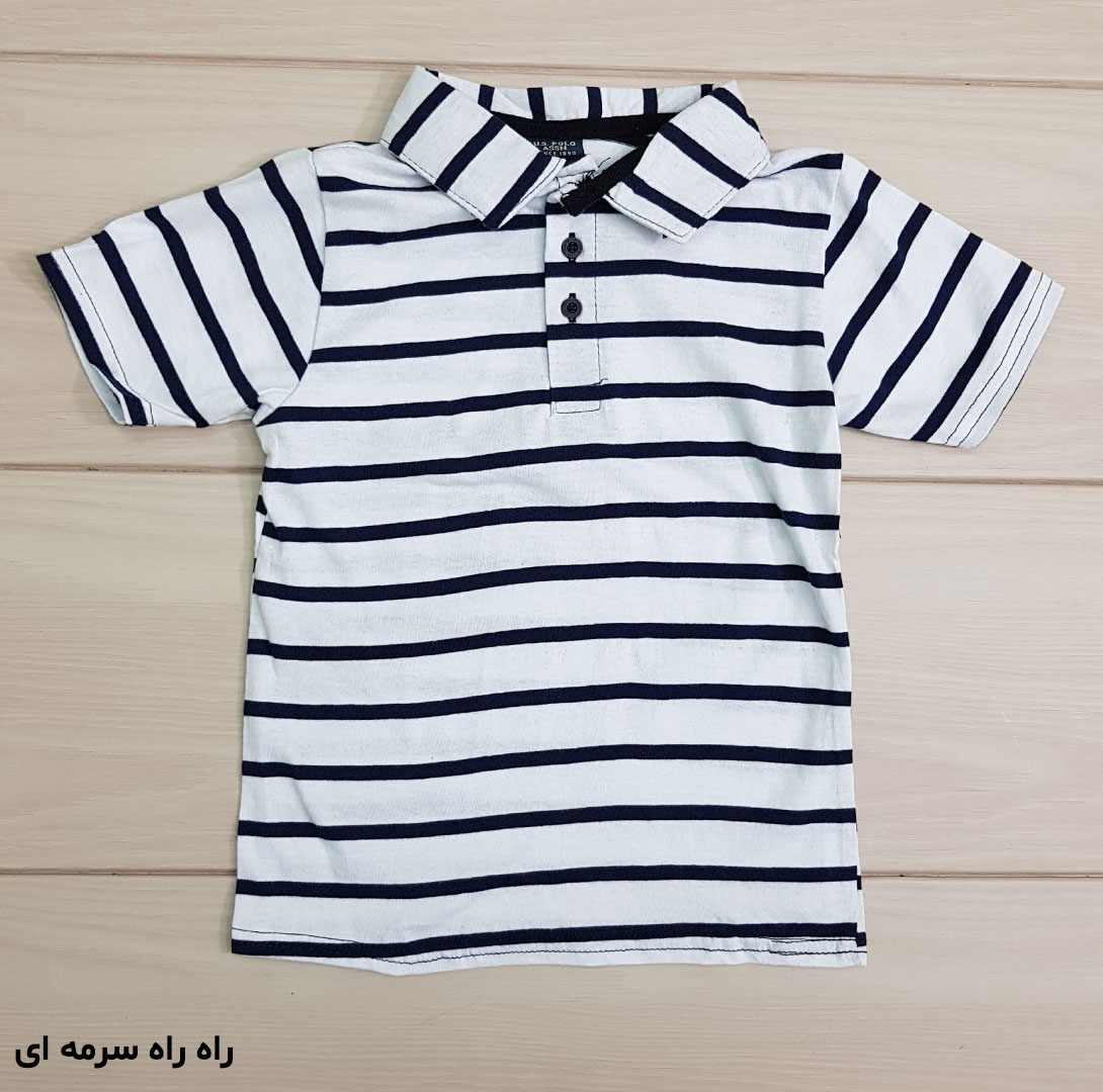 تی شرت پسرانه 19947 سایز 2 تا 5 سال مارک US POLO