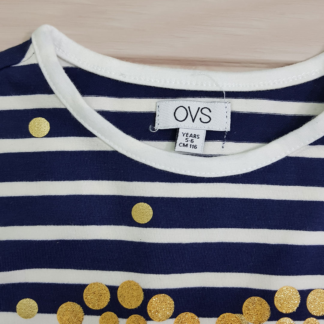 بلوز دخترانه 22899 سایز 3 تا 7 سال مارک OVS