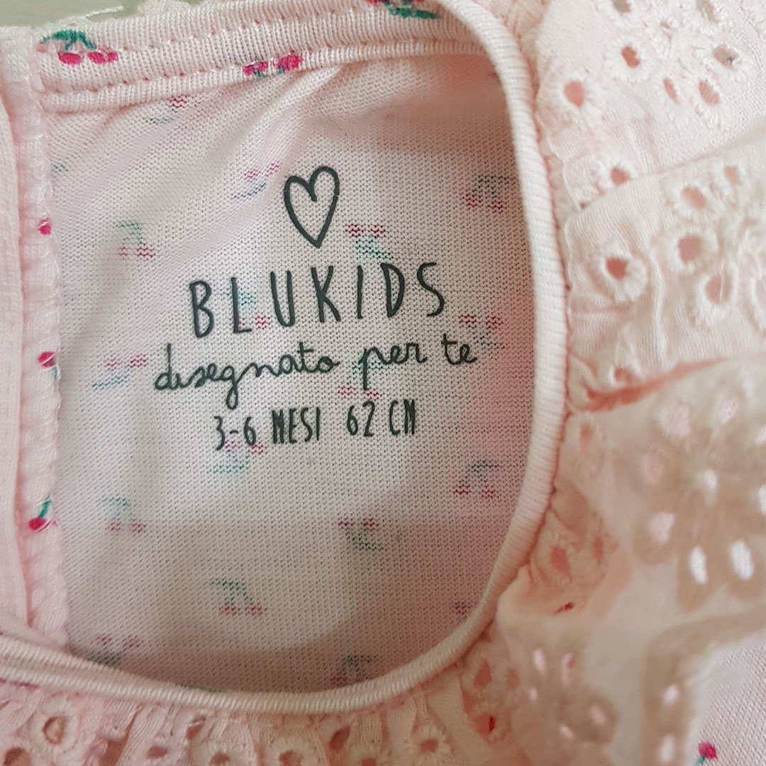 رامپر دخترانه 22944 سایز 1 تا 9 ماه مارک BLUKIDS