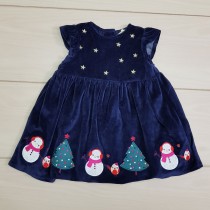سارافون دخترانه 23644 سایز 6 تا 24 ماه مارک DUPAREIL