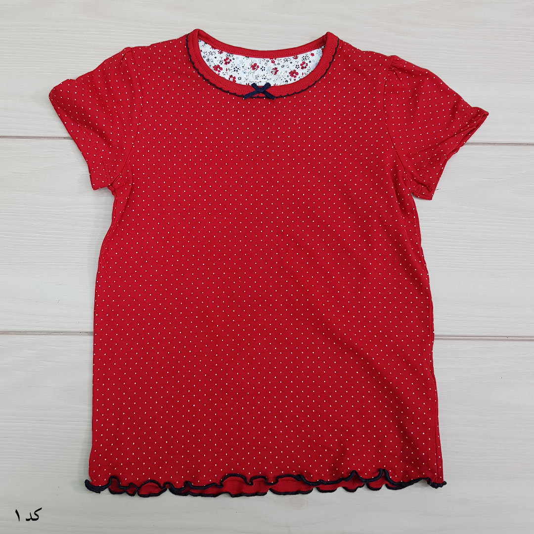 تی شرت دخترانه 23667 سایز 1 تا 10 سال مارک MOTHERCARE