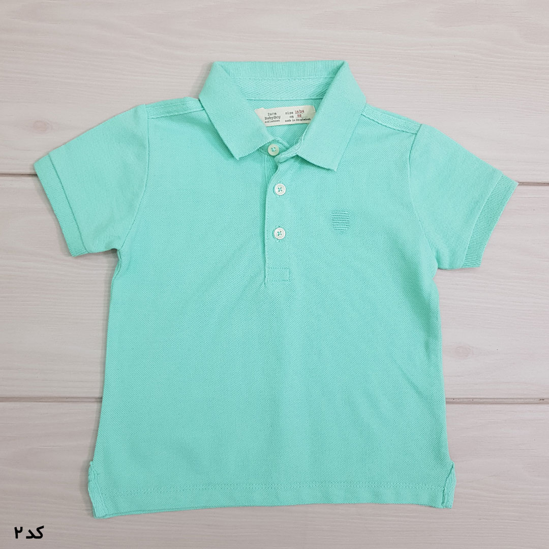 تی شرت پسرانه 23690 سایز 3 ماه تا 12 سال مارک ZARA